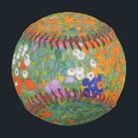 Pelota De Béisbol Jardín de flores por Gustav Klimt<br><div class="desc">Hermosa pintura colorida de un jardín de flores de Gustav Klimt. Las asombrosas variaciones de colores y hermosas flores encajan en muchos tipos de productos maravillosos e ideas de regalo.</div>
