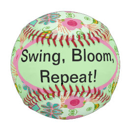 Pelota De Béisbol Jardín ecléctico encantador: Belleza floral divers