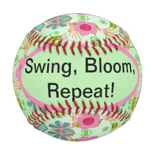 Pelota De Béisbol Jardín ecléctico encantador: Belleza floral divers