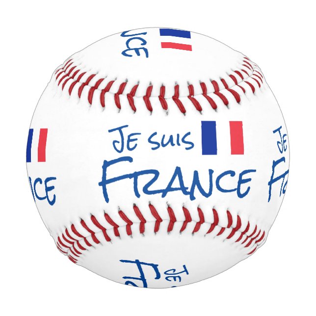 Pelota De Béisbol Je suis France Béisbol (Anverso)