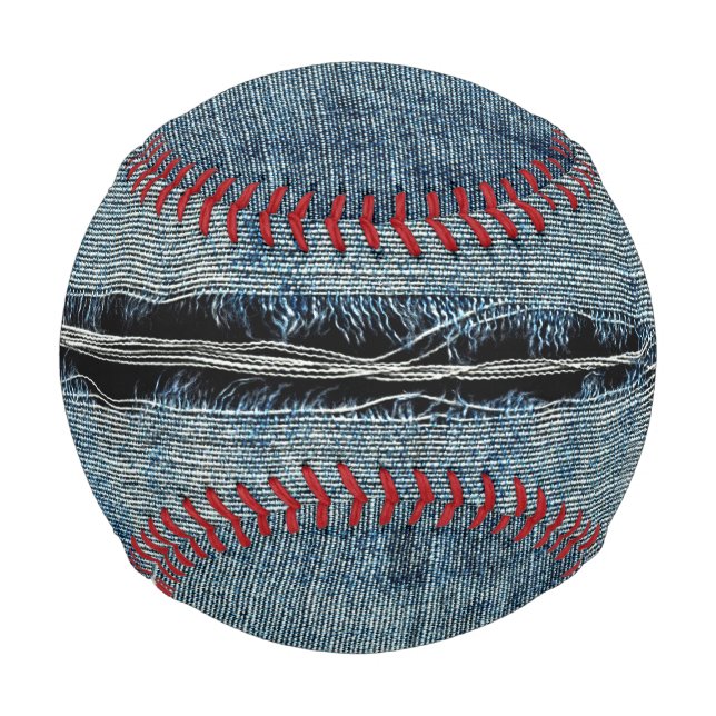 Pelota De Béisbol Jeans arrancados (Anverso)