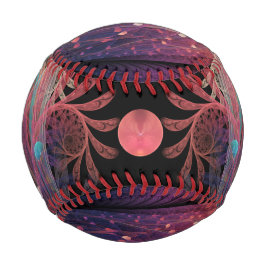 Pelota De Béisbol Jonglage Resumen arte fractal moderno de fantasía