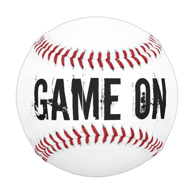 Pelota De Béisbol Juego De Béisbol En El Béisbol (Anverso)