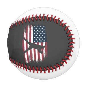 Pelota De Béisbol Jugador de béisbol Bandera Americana USA Camo Patr