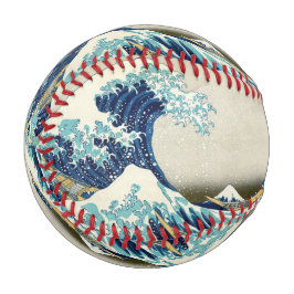 Pelota De Béisbol Katsushika Hokusai - La gran ola de Kanagawa