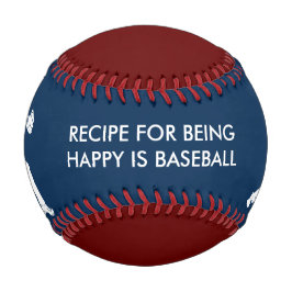 Pelota De Béisbol La felicidad es el béisbol