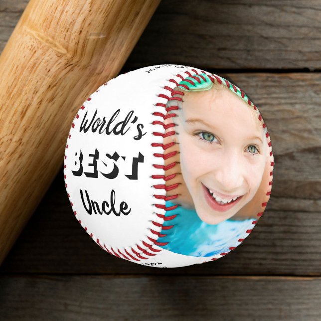 Pelota De Béisbol La foto del mejor tío del mundo (Subido por el creador)
