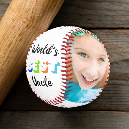 Pelota De Béisbol La foto del mejor tío del mundo