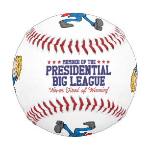 Pelota De Béisbol La "Gran Liga Presidencial" es divertida con Trump