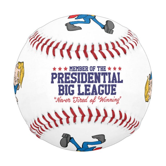 Pelota De Béisbol La "Gran Liga Presidencial" es divertida con Trump (Anverso)