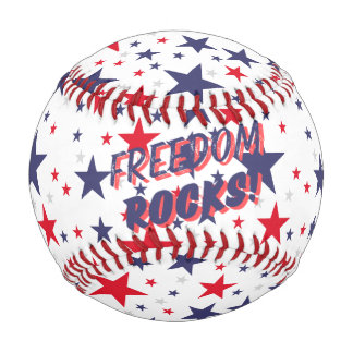 Pelota De Béisbol ¡La libertad roza! Béisbol patriótico