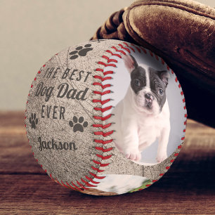 Pelota De Béisbol La Mejor Foto Colage de Mascotas con Huella de Pat