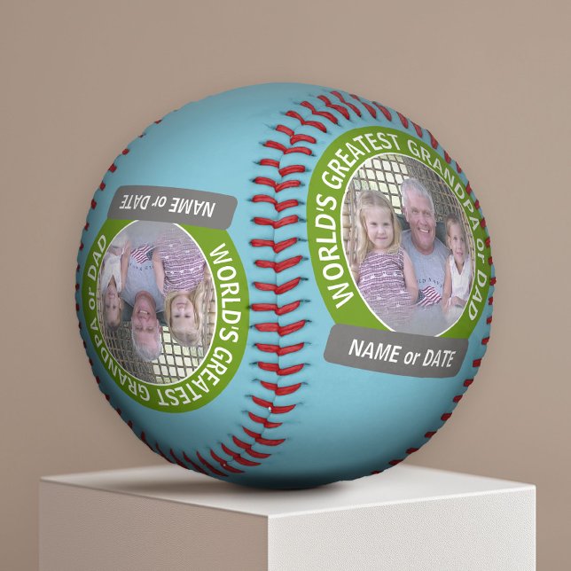 Pelota De Béisbol La plantilla de fotos del mayor Personalizado del  (Custom Photo Baseball)