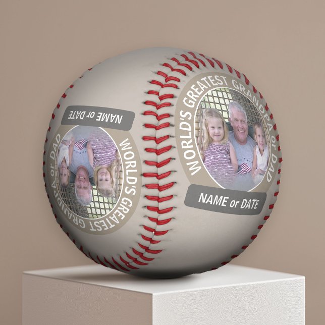 Pelota De Béisbol La plantilla de fotos del mayor Personalizado del  (Custom Photo Baseball)