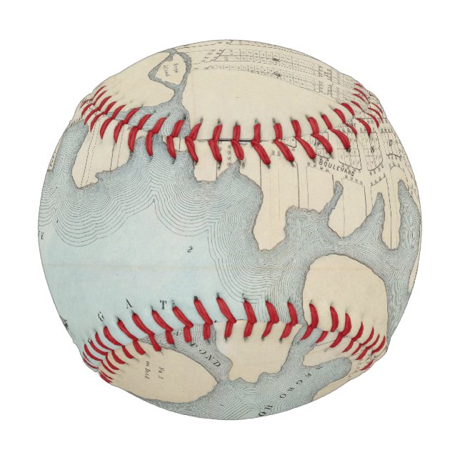 Pelota De Béisbol Lavallette City by the Sea, Squan Beach, NJ (Anverso)