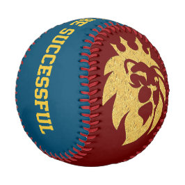 Pelota De Béisbol León con corona - Estilo de oro 1