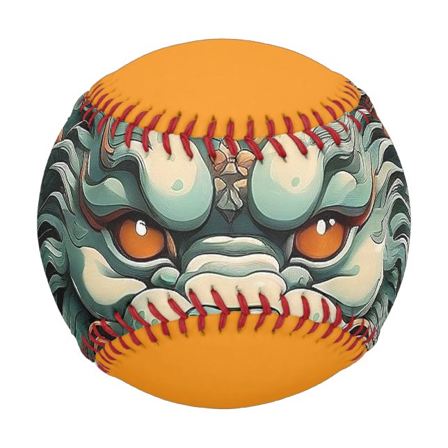 Pelota De Béisbol León de la gripe de la sabiduría (Anverso)