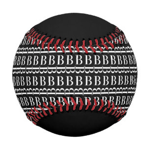 Pelota De Béisbol Letra monográfica inicial B