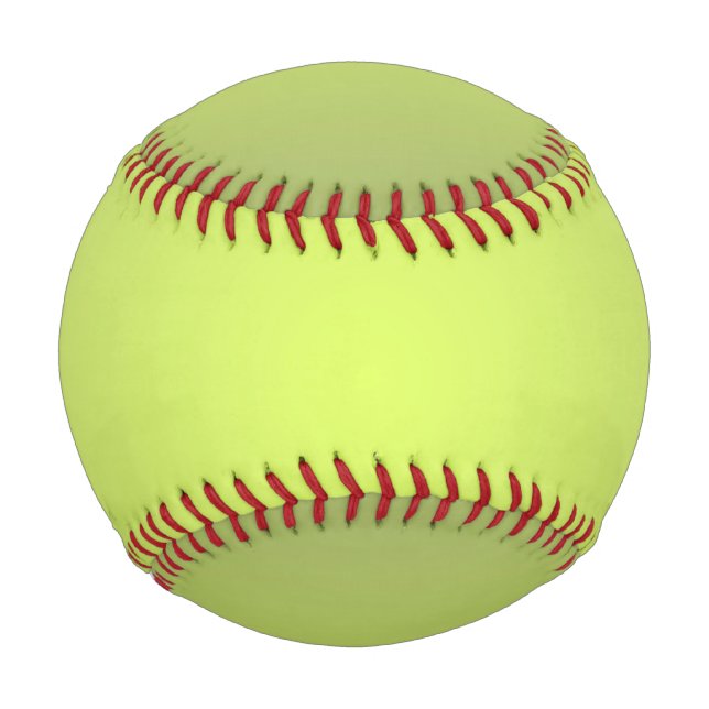 Pelota De Béisbol Lime limón (Reverso)