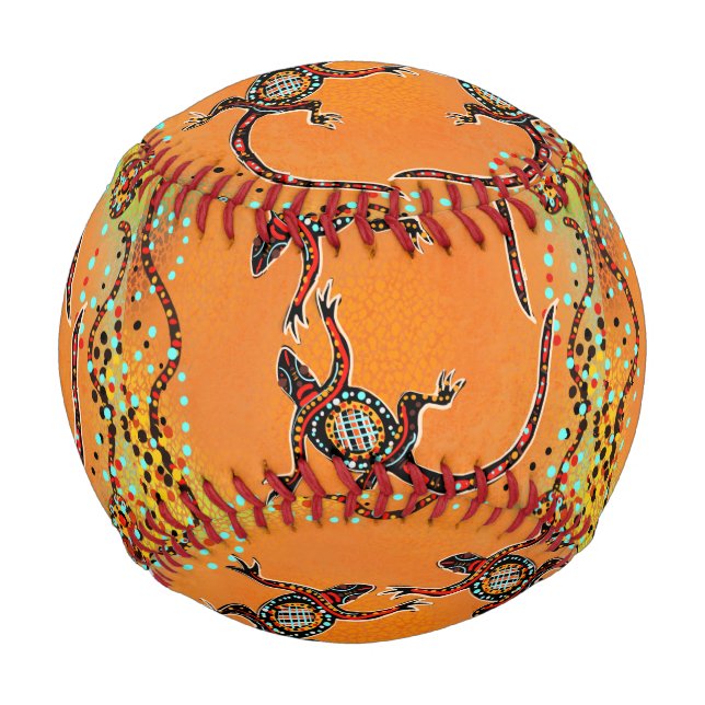 Pelota De Béisbol Lizares australianos (Anverso)