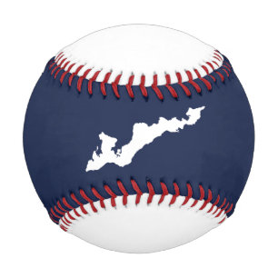 Pelota De Béisbol Logo de la isla de pescadores clásica Béisbol - Bl