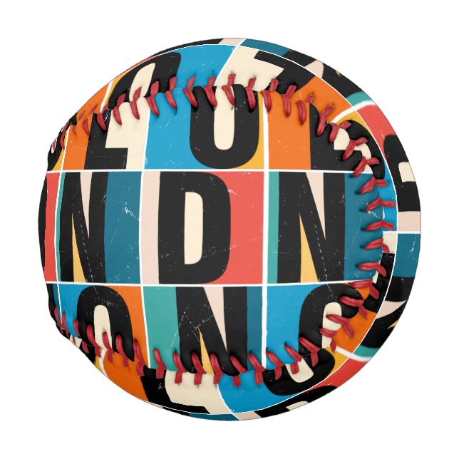 Pelota De Béisbol Londres (Reverso Izquierdo)