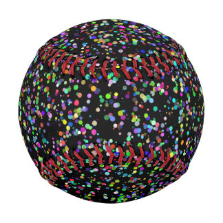 Pelota De Béisbol Los círculos coloridos burbujan en un patrón único