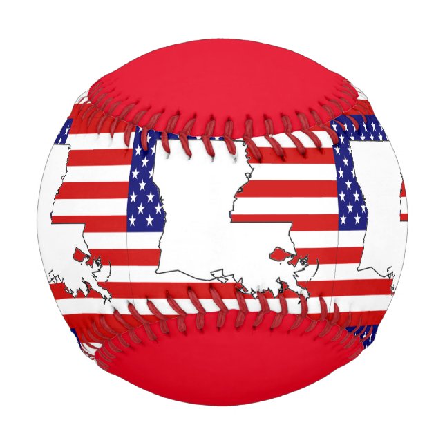 PELOTA DE BÉISBOL LOUISIANA (Anverso)
