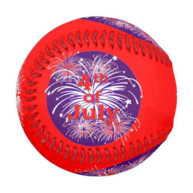 Pelota De Béisbol Luminosa celebración de los fuegos artificiales de (Anverso izquierdo)