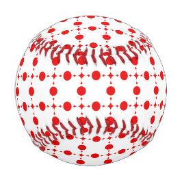 Pelota De Béisbol Lunares Rojos, Patrón de Lunares, Lunares, Puntead