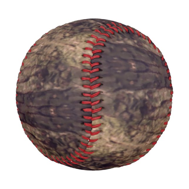 Pelota De Béisbol Madera oscura (Angular)