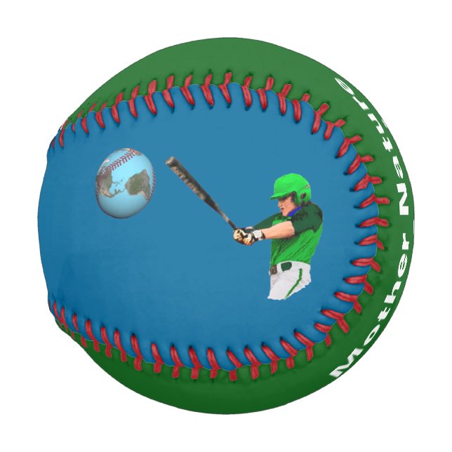 Pelota De Béisbol Madre Naturaleza siempre bate al último (Anverso derecho)