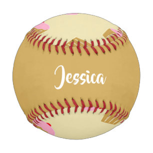 Pelota De Béisbol Magdalenas con nombre personalizado patrón