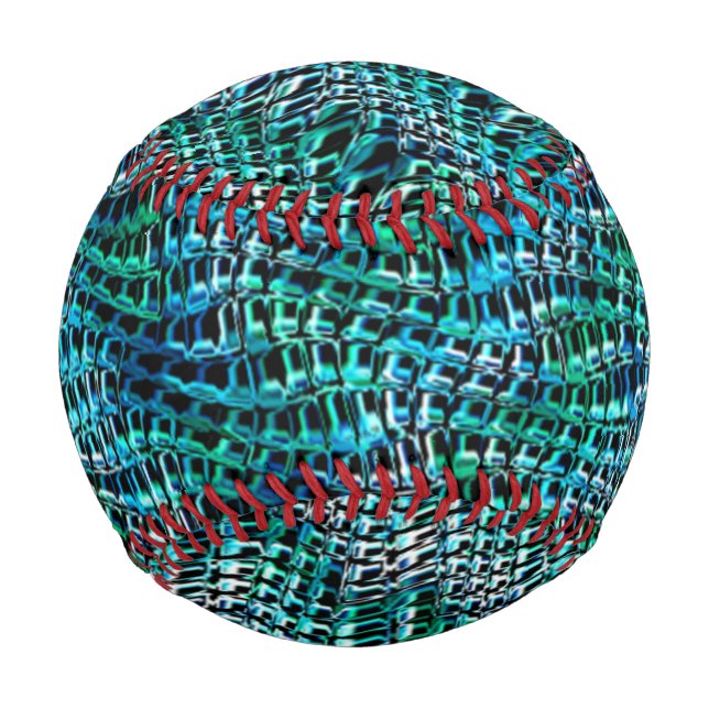 Pelota De Béisbol Malla crocada y ondulada de la malla de la chaquet (Reverso)