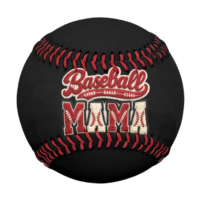 Pelota De Béisbol Mamá de béisbol (Anverso)