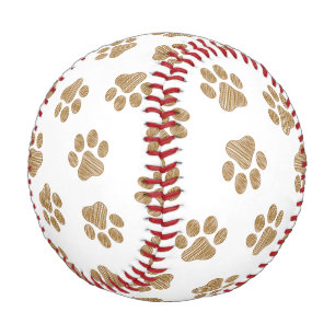 Pelota De Béisbol Manos de perro, garras de perro, patas de oro Nara