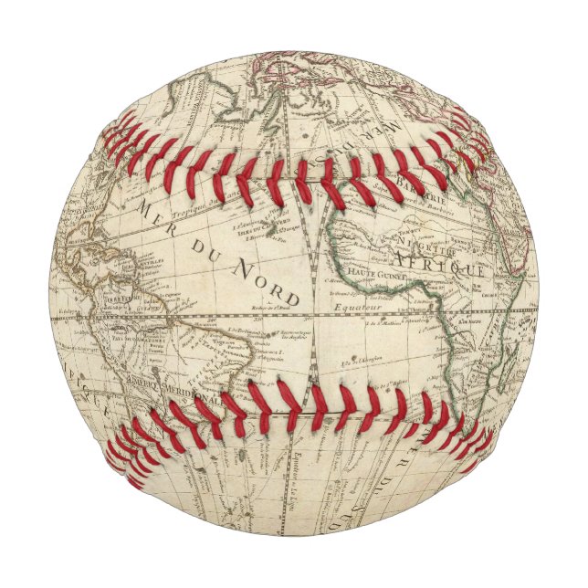 Pelota De Béisbol Mapa 2 (Anverso)