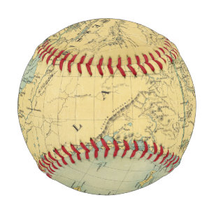 Pelota De Béisbol Mapa De Alaska
