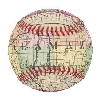 Pelota De Béisbol Mapa del condado de Kalamazoo, Michigan
