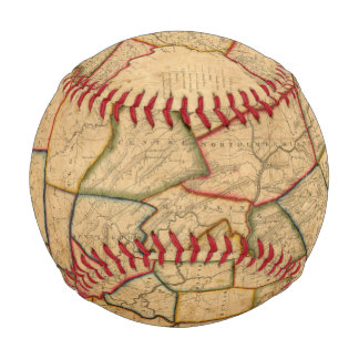 Pelota De Béisbol Mapa Del Estado De Pensilvania