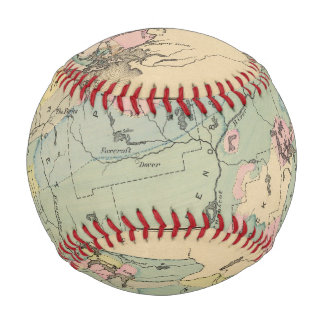 Pelota De Béisbol Mapa geológico de Maine