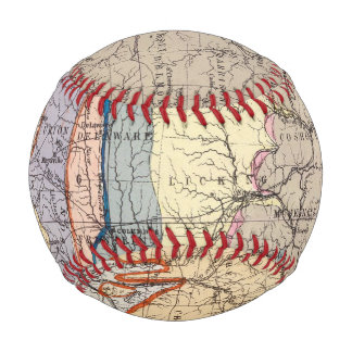 Pelota De Béisbol Mapa geológico de Ohio