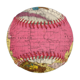 Pelota De Béisbol Mapa geológico de Wisconsin