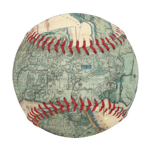 Pelota De Béisbol Mapa sanitario y topográfico de la ciudad de Nueva (Anverso)