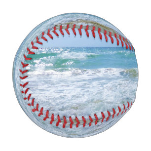 Pelota De Béisbol Mar con olas