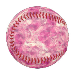 Pelota De Béisbol Marcado color de agua rosa rosa rosa dorado