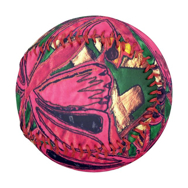 Pelota De Béisbol Mariposas (Anverso derecho)
