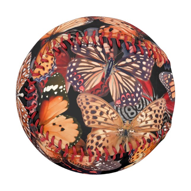 Pelota De Béisbol Mariposas (Anverso izquierdo)