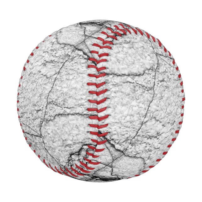 Pelota De Béisbol Mármol gris de hormigón doblado (Angular)