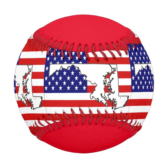 PELOTA DE BÉISBOL MARYLAND (Anverso)